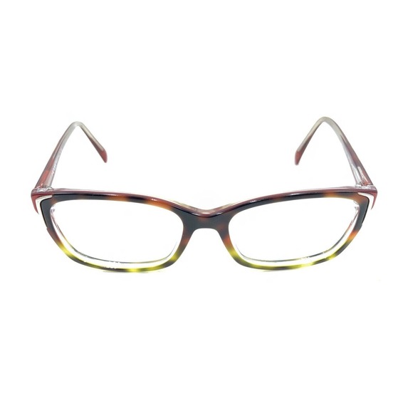 Prada SPR02O FAK-0A5 Tortoise Orange Red Brown Sunglasses Frames 54-17 140 Italy - Picture 2 of 12